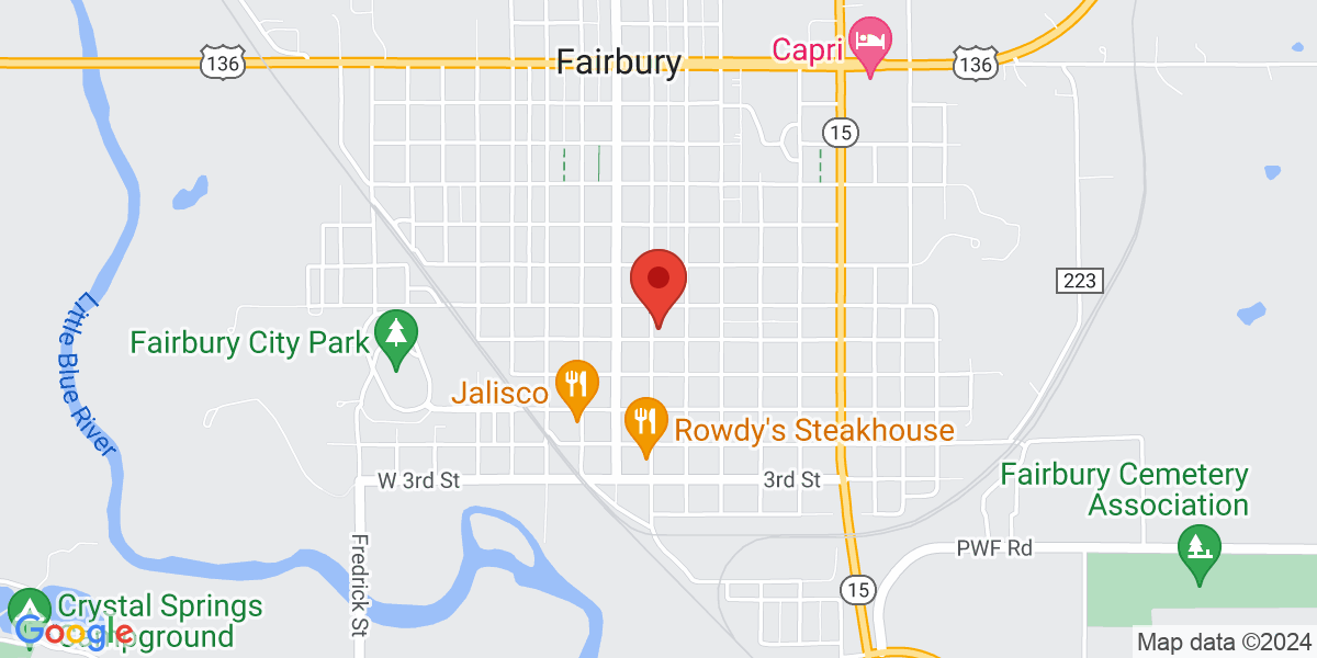 Map of Fairbury Public Library